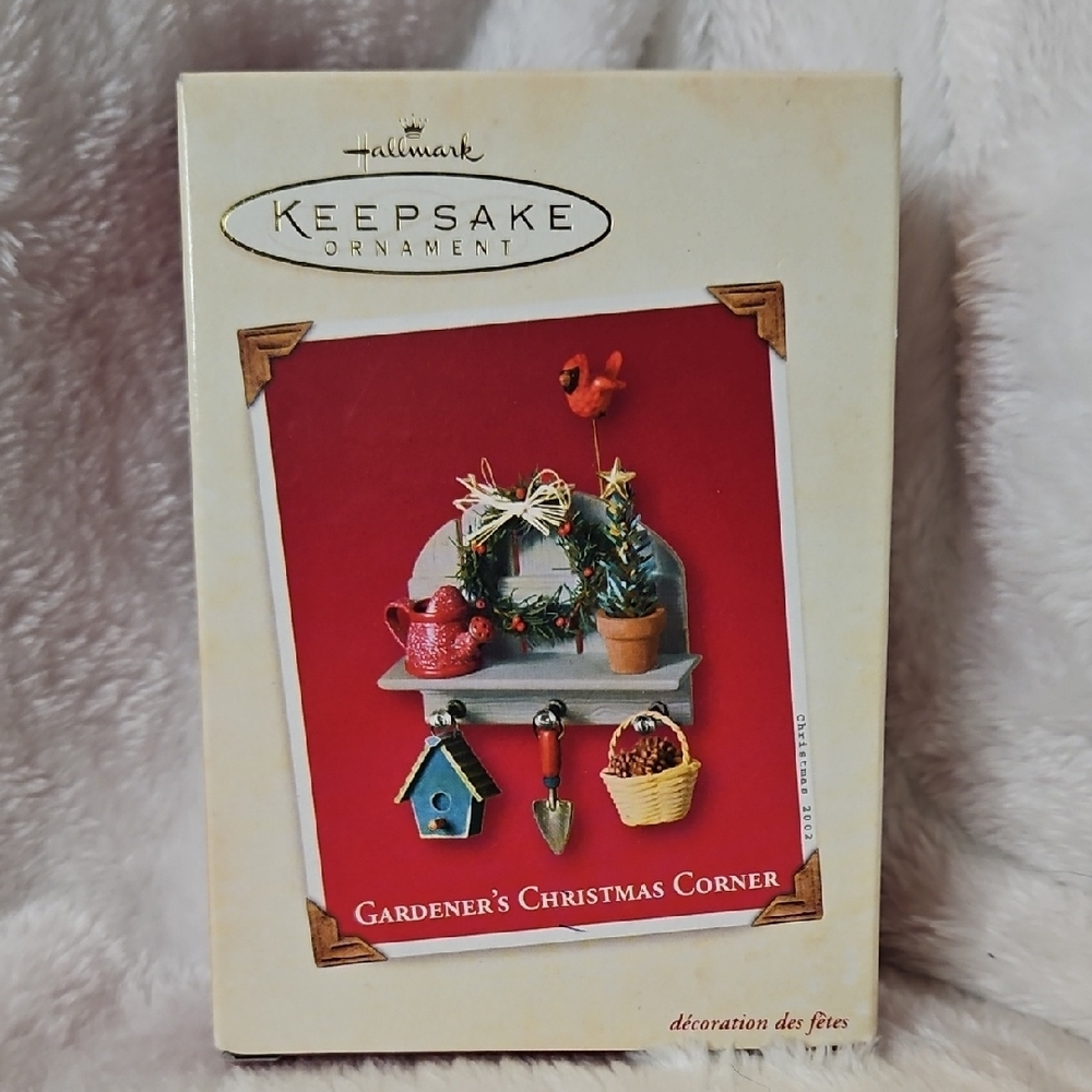 Hallmark Keepsake Ornament 2002 Gardener's Christmas Corner Vintage NIB